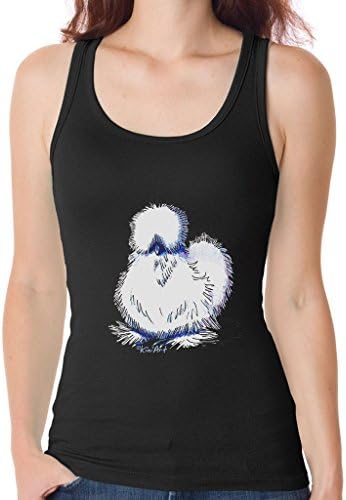 Tank Tops For Women Funny Silkie Chicken Racerback Tank