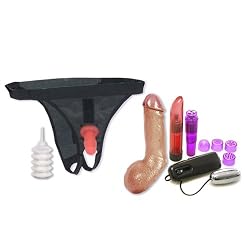 Doc Johnson Vac-U-Lock Ultra Harness 2 and Plug with 5" Realistic Dong Adult Sex Toy Kit