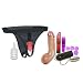 Doc Johnson Vac-U-Lock Ultra Harness 2 and Plug with 5" Realistic Dong Adult Sex Toy Kit