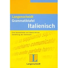 Langenscheidt Grammatiktafeln: Langenscheidts Grammatiktafeln, Italienisch (Nicht gebunden)