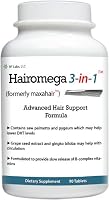 Hairomega 3-in-1 (was Maxahair) Dht-blocking, Nutrient Providing, Circulation Improving Hair Loss Supplement