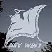 Key West Florida Manta Ray Vinyl Decal Sticker Graphic Accessory