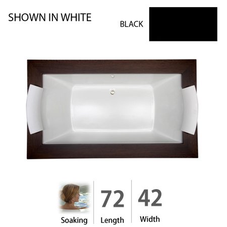 Jacuzzi FUZ7242BCXXXXB Fuzion 7242 Bath Black