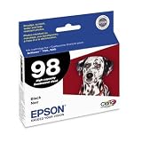 EPSON AMERICA T098120 INK, BLACK, CLARIA INK, HIGH CAPACIT