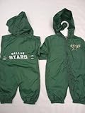 Dallas Stars Infants / Babys / Kids green hooded Wind Suit coverall