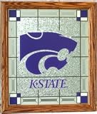 Kansas State Wildcats Stained Glass Wall Plaque