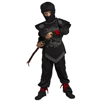 Caritan - 59745 - Déguisement - Ninja avec Sabre en Housse Luxe - 8-10 ans