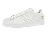 IMAGE OF adidas Originals Men's Superstar 2 TL Gold CS Perf Sneaker,White/White/Gold,11.5 M