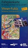 Weser-Fulda, Fahrplankarte