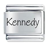 Name Kennedy Italian Charms Bracelet Link