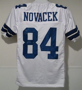 Jay Novacek Autographed Dallas Cowboys Jersey w/3x Champs