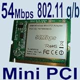 54Mbps 2.4 GHz Tp-Link TL-WN560G Mini PCI Wireless LAN Wi-Fi 802.11g/b Adapter WiFi Card - WPA2, Atheros Chipset