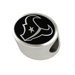 Houston Texans NFL Jewelry and Bead Fits Most European Style Bracelets. High Quality Bead in Stock for Immediate Shipping
