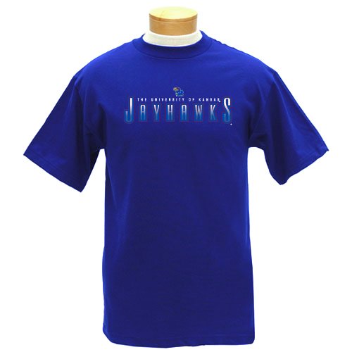 Kansas Jayhawks Short Sleeve Tee Shirt, X-Large