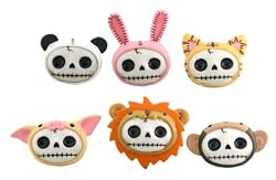 12 Furry Bones Head Magnets (H: 1.25" ~ 2" & 0.63 lbs)