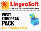 LingvoSoft Western European dictionaries software pack for Pocket PC