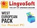 LingvoSoft Western European dictionaries software pack for Pocket PC