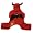Alfie Couture Designer Pet Apparel - Waylon Devil Costume Jumper with wings and horns - Color: Red, Size: S