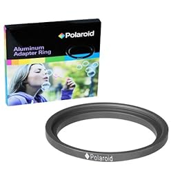Polaroid Step-Up Aluminum Adapter Ring 37mm Lens To 52mm Filter Size