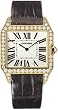 NEW CARTIER SANTOS-DUMONT LARGE SOLID GOLD WATCH WH100551