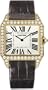 NEW CARTIER SANTOS-DUMONT LARGE SOLID GOLD WATCH WH100551
