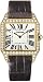 NEW CARTIER SANTOS-DUMONT LARGE SOLID GOLD WATCH WH100551