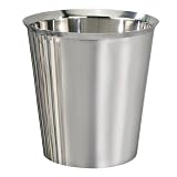 Nu Steel Gloss Collection Wastebasket, 6-1/2-Quart