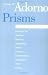 Books : Prisms (Studies in Contemporary German Social Thought)