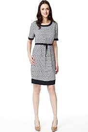 Striped Drawstring Dress