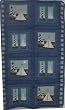 Coastal Collections Lighthouses and Sailboat Quilted Throw