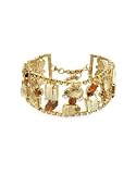 Ileana Creations Retro Swarovski Crystal Gold Plated Bracelet