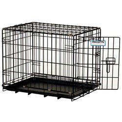 Precision Pet ProValu Single Door Black Metal Wire Dog Crate