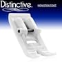 Distinctive Non-Stick Sewing Machine Presser Foot - Fits All Low Shank Snap-On Singer*, Brother, Babylock, Viking (Husky Series), Euro-Pro, Janome, Kenmore, White, Juki, Bernina (Bernette Series), New Home, Necchi, Elna and More!