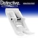 Distinctive Non-Stick Sewing Machine Presser Foot - Fits All Low Shank Snap-On Singer*, Brother, Babylock, Viking (Husky Series), Euro-Pro, Janome, Kenmore, White, Juki, Bernina (Bernette Series), New Home, Necchi, Elna and More!