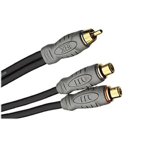 Monster Cable THX AI-YM Standard THX-Certified Adapters, 1 Male to 2 Female by Monster
