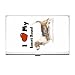 I Love My Basset Hound Business Card Holder Case