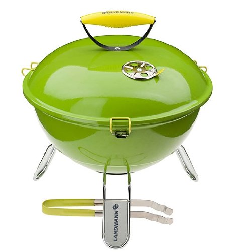 spécifications Landmann 31373 Barbecue à Charbon Sphérique Émaillée Limette 38 x 38 x 21 cm
