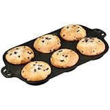 Camp Chef True Seasoned  Muffin Topper Cast Iron Pan