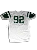 White No. 92 Game Used Eastern Michigan Wilson Football Jersey