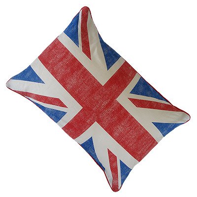 Union Jack / British Flag Cushion, Red, 40 x 60 Cm