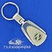 New Nissan Z Logo Satin-Chrome Tear Drop Key Chain Ring