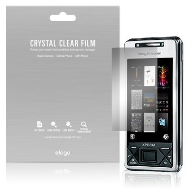 elago Crystal Clear Screen Protection for the Sony Ericsson Xperia X1 (Made in USA)