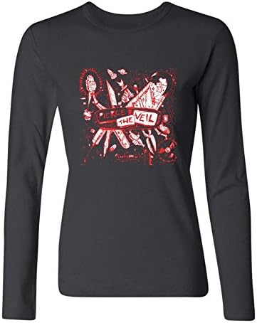 ChaoQT Women's Pierce The Veil Misadventures Long Sleeve T-shirts Size L Black