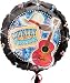 Printed Foil Balloon (18in, round prismatic) - Country & Western