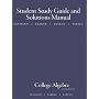 Aufmann College Algebra Student Guide and Solutions Manual