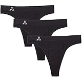 Balanced Tech Women's Seamless Thong Panties 3-Pack - Assorted Colors