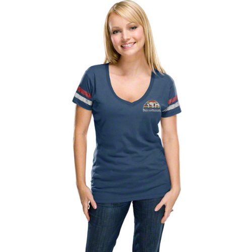 Denver Nuggets Women's Bleacher Blue Post Season T-Shirt