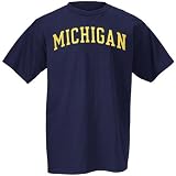 Michigan Wolverines Navy Arch Logo T-shirt