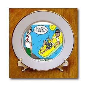 A Scout is Cheerful - Mile Swim - 8 Inch Porcelain Plate