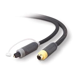 Belkin PureAV AV22100-03 3-Foot S-Video and Digital Optical Audio Cable Kit